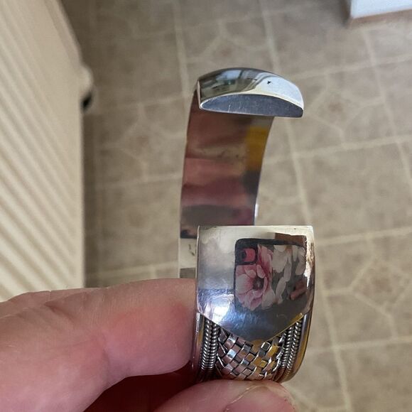 NWOT Sterling SILVER 925 one size braid bracelet new - Picture 11 of 11